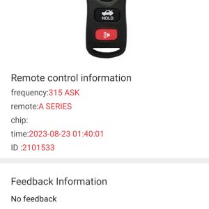 Nissan narara xe 2012-13 sóng 315. Cài remote bằng máy