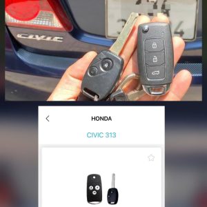 Honda Civic trước 2008 sóng 313.8 Chip 46 Cài mạch B