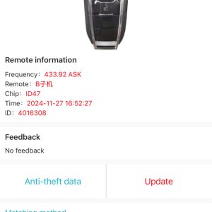 Mg50 .Vào maxus Cài remote và chíp riêng. Cần mua code online